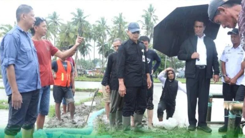 Mentan RI Amran Tinjau Lokasi Sebelum Kunker Presiden Jokowi di Bone