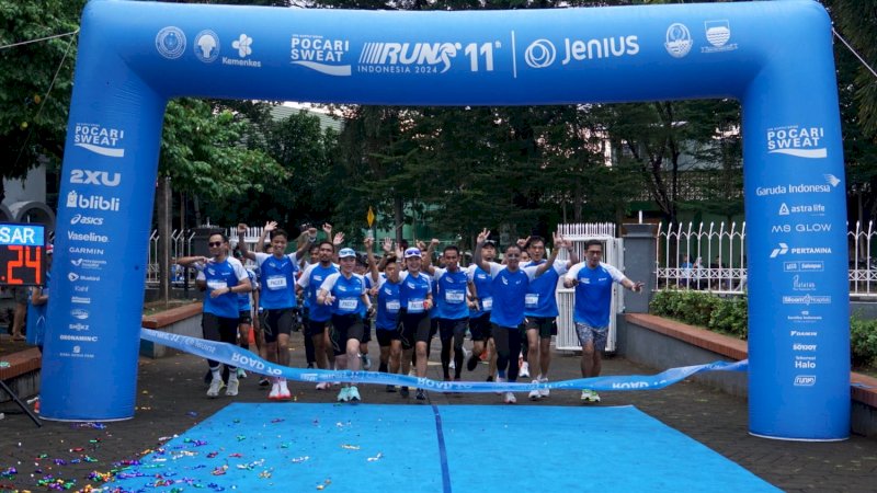 Pocari Sweat bersama Jenius gelar #laribarengjenius Monumen Mandala 30 juni 2024