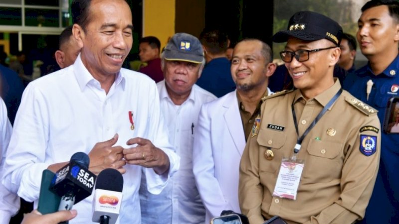 Didampingi Pj Gubernur Sulsel, Presiden Jokowi Kunjungi RSUD Sinjai