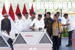 Presiden Joko Widodo Resmikan Bendungan Pamukkulu di Kabupaten Takalar