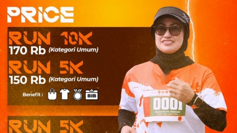 Pendaftaran Masamba Run Resmi Dibuka, Target 2000 Pelari