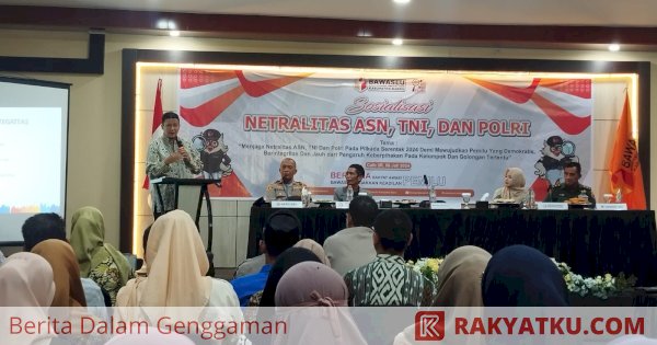 Bawaslu Barru Sosialisasikan Netralitas ASN, TNI, dan Polri Hadapi Pilkada 2024