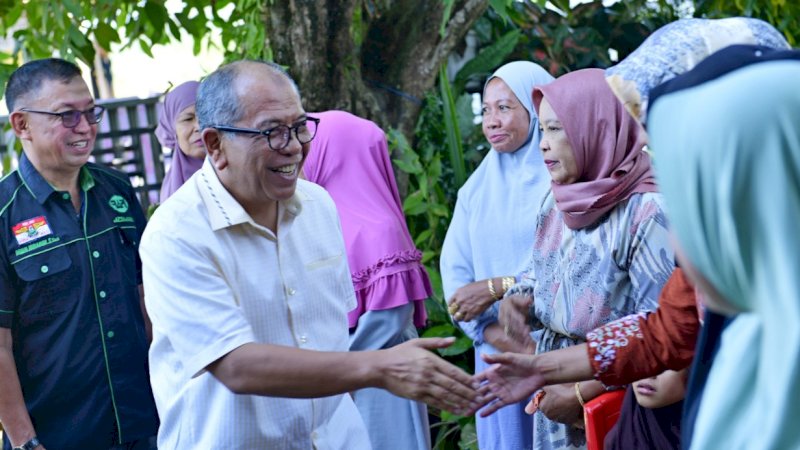 Ilham Arief Sirajuddin (IAS) saat mengunjungi Paopao, Kecamatan Tanete Rilau, Kabupaten Barru, Sabtu (6/7/2024).