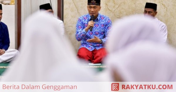 Pengukuhan Pengurus Majelis Taklim dan Pemuda - Remaja Masjid Aisyah Dihadiri Penjabat Gubernur