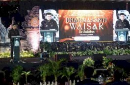 Hadiri Perayaan Dharmasanti Waisak se-Sulsel, Ini Pesan Pj Wali Kota Parepare