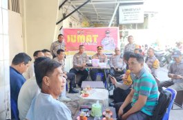 Polsek Bontoala Laksanakan Jumat Curhat di Warkop, ini Tujuannya