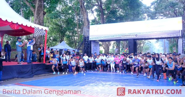 Wabup Gowa Lepas Seribu Peserta Cross Country Run 2024