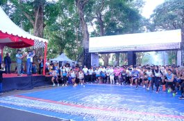 Wabup Gowa Lepas Seribu Peserta Cross Country Run 2024