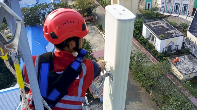 XL Satu Fiber hadir di Morowali