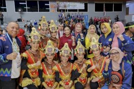 Tim Sulsel Juara I Senam Kreasi Piala Ibu Negara 2024