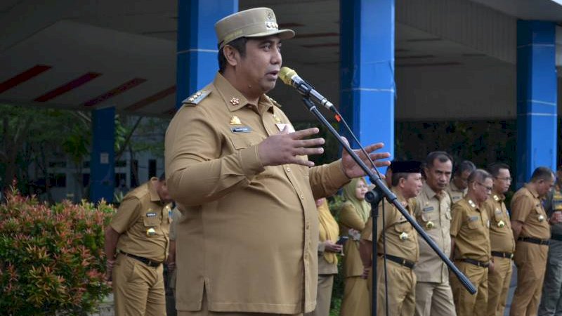 Maros Buka Posko Bantuan Bencana Luwu, Bupati Chaidir Syam Minta ASN Salurkan Bantuan