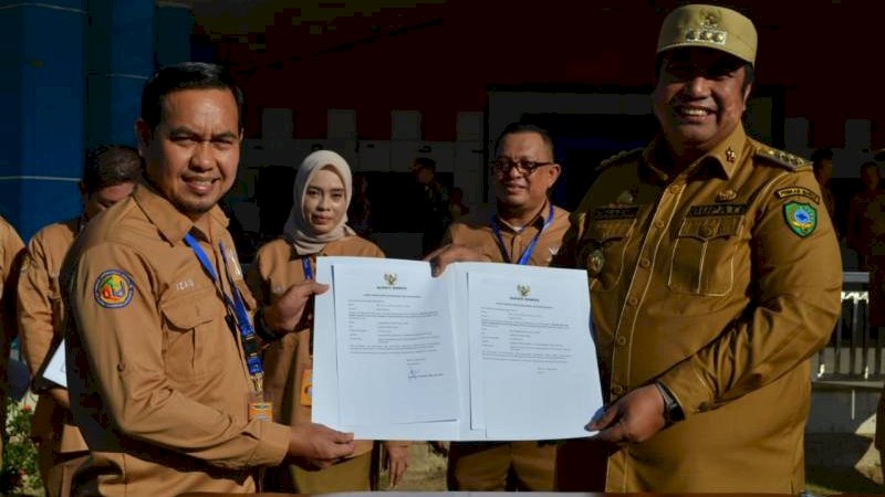 Bupati Maros Chaidir Syam Launching 10 Aksi Perubahan Peserta Latpim Administrator