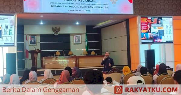 Pemkot Parepare Fasilitasi ASN, Pelaku UMKM dan Komunitas Edukasi Keuangan Lewat OJK