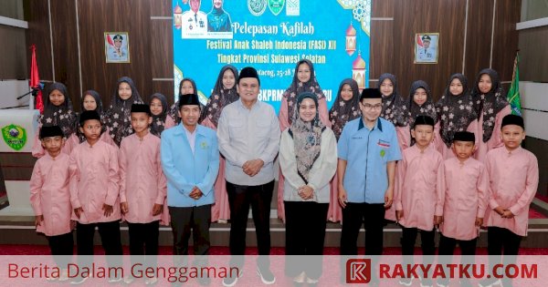 Barru Kirim 55 Duta Muda untuk Berkompetisi di Festival Anak Saleh Indonesia XII Sulsel