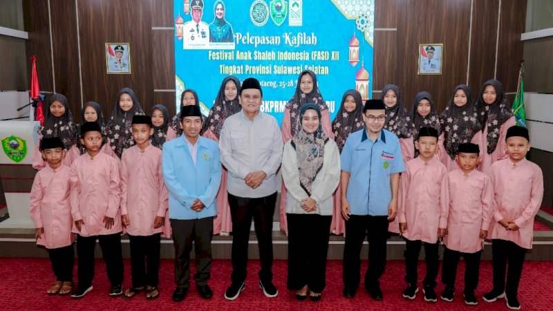 Barru Kirim 55 Duta Muda untuk Berkompetisi di Festival Anak Saleh Indonesia XII Sulsel