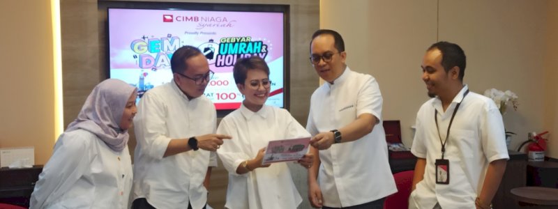 Sponsor Diacara Gebyar Umroh dan Holiday Makassar, CIMB Niaga Tawarkan Program Menarik