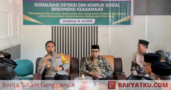 Kapolres Wajo Silaturahmi dengan Da'i dan Ormas Islam