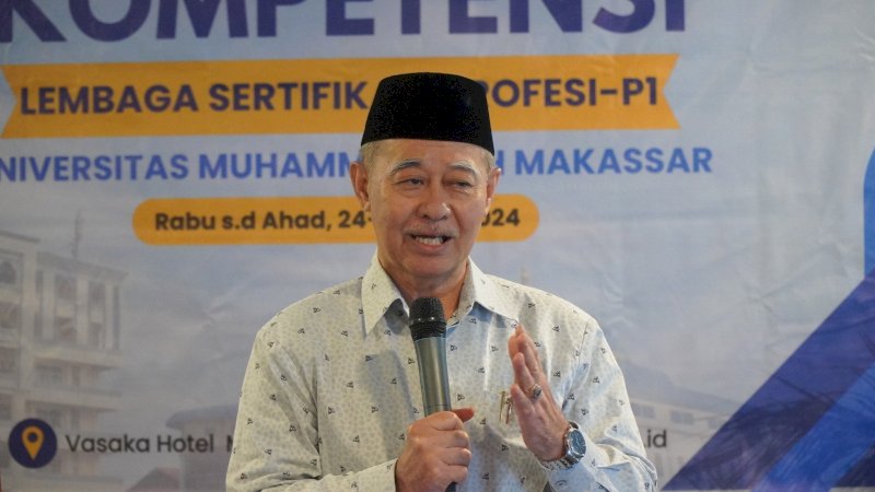 Rektor Unismuh Makassar Prof Ambo Asse