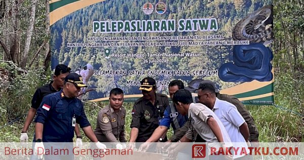 Sebelum Dikembalikan Ke Alam, Karantina Periksa Kesehatan 150 Satwa Liar