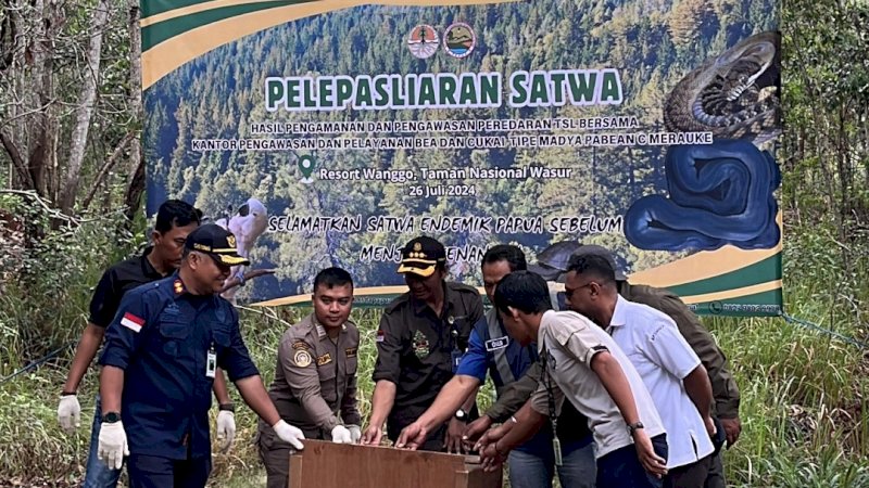 Sebelum Dikembalikan Ke Alam, Karantina Periksa Kesehatan 150 Satwa Liar