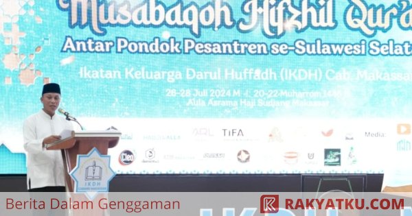 Buka Musabaqoh Hifzhil Qur'an, Plh Sekprov Motivasi Para Santri untuk Berprestasi