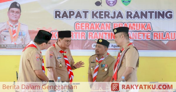 Bupati Barru Ajak Pramuka Tanete Rilau Jadi Garda Terdepan Menuju Indonesia Emas 2045