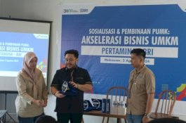 Ajak Puluhan UMKM, Pertamina dan BRI Gelar Sosialisasi dan Pembinaan PUMK
