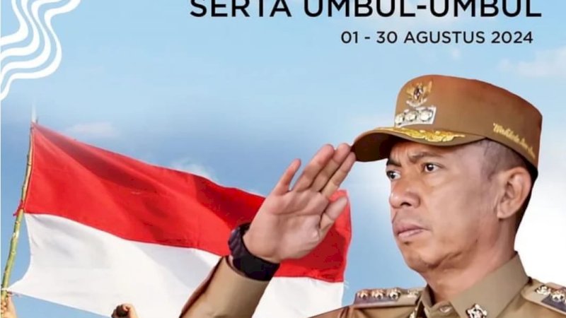 Sambut HUT RI, Pemkot Parepare Imbau Warga Kibarkan Bendera Merah Putih