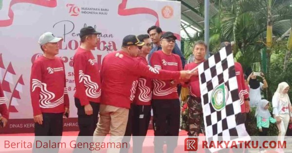 Akbar Ali Lepas Lomba Gerak Jalan Tingkat SD, SMP dan SMA