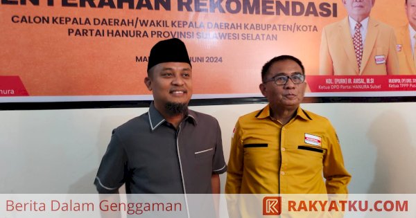 Hanura Sulsel Janjikan Rekomendasi untuk Andi Sudirman Sulaiman