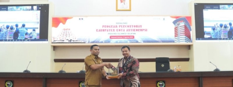 KPK Dorong Pembentukan Percontohan Kabupaten Kota Antikorupsi di Sulsel