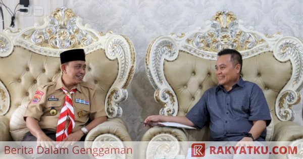 Bahas Peringatan Hari Pramuka ke-63, Pj Bupati Terima Kunjungan Kwarcab Gerakan Pramuka Wajo