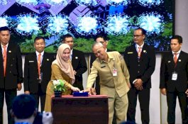 Bupati Luwu Utara bersama Kepala PPSDM Kemendagri Makassar Luncurkan 12 Aksi Perubahan