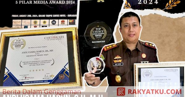 Kajari Wajo Raih Penghargaan Top Choice Excellent & Outstanding Achievers Award 2024