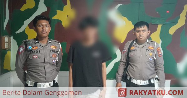 Anggota Satlantas Polres Wajo Amankan Pria yang Terciduk Bawa Narkoba