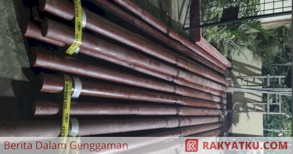 Pencuri Tiang Listrik Ditangkap Anggota Polsek Barombong