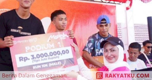 Feri Fadri Asal Bone Raih Podium I Masamba Run