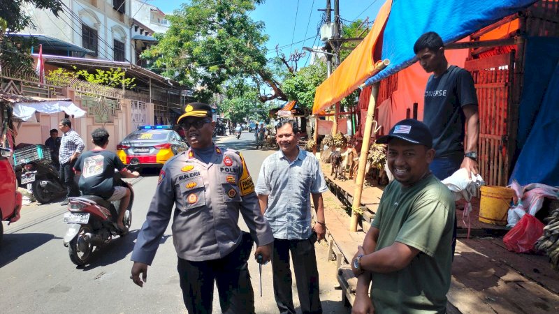 Pastikan Wilayah Aman dan Kondusif, Kapolsek Bontoala Laksanakan Patroli Dialogis