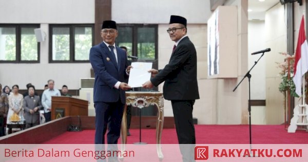 Jufri Rahman Dilantik Sebagai Sekretaris Daerah Provinsi Sulsel