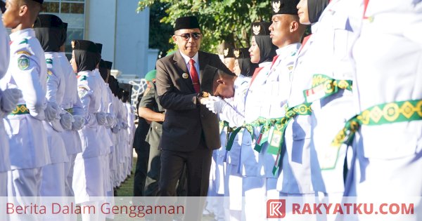 Akbar Ali Kukuhkan Paskibra, Sebut Pelatihan Paskibra di Parepare Lebih Keras dari IKN