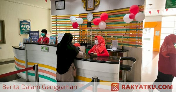 Peringatan HUT RI, Ornamen Merah Putih Hiasi RSUD Andi Makkasau