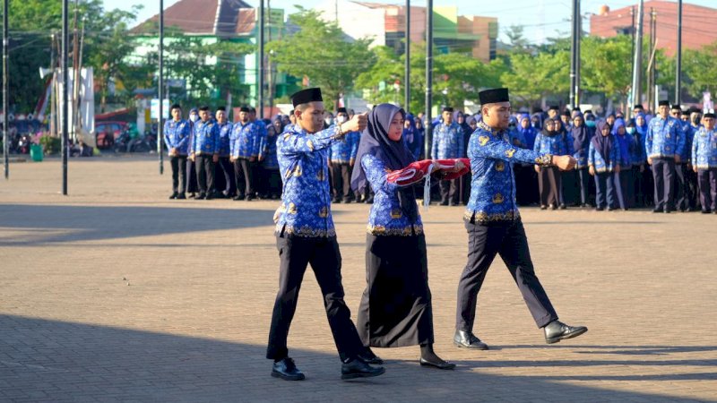 Pj Sekda Gowa Jadi Irup Upacara HUT ke-79 Republik Indonesia