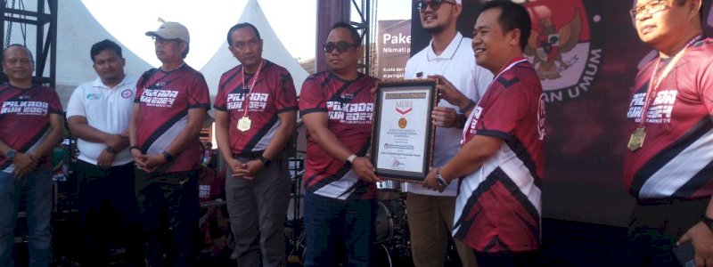KPU Sulsel Gelar Event Lari "Berlari Menuju TPS". Hadirkan 24 Kabupaten 