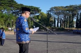 Sekprov Sulsel Jadi Irup Upacara HUT Ke-79 RI di Kantor Gubernur