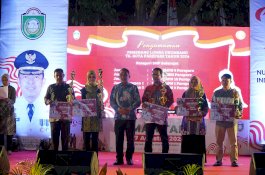 Daftar Pemenang Lomba Gerak Jalan dan Drumband Peringatan HUT ke-79 RI di Parepare