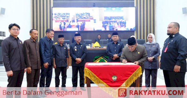 Ranperda APBD Perubahan Tahun 2024 Kabupaten Gowa Ditetapkan