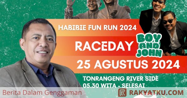 Ribuan Runner Ramaikan Habibie Fun Run Parepare Buktikan Parepare Kota Even