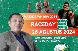 Ribuan Runner Ramaikan Habibie Fun Run Parepare Buktikan Parepare Kota Even