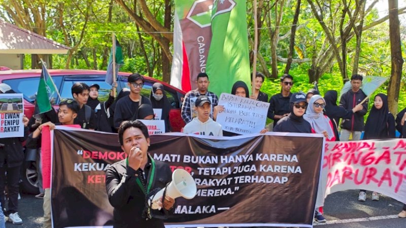 DPRD Wajo Respons Aksi Demonstrasi HMI, Siap Kirim Tuntutan ke DPR RI