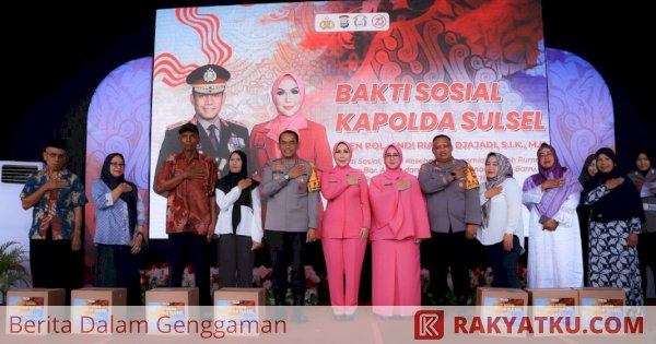 Ribuan Warga Barru Antusias Ikuti Bakti Sosial Kapolda Sulsel